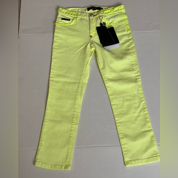 NEW! Philipp Plein Couture capri cut jeans size 25 - Picture 2 of 10